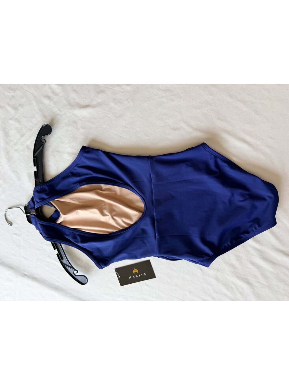 Mariia Halter‎ Dance Leotard Open Back Navy Size XLC Extra Large Child ME2101C - Picture 5 of 6